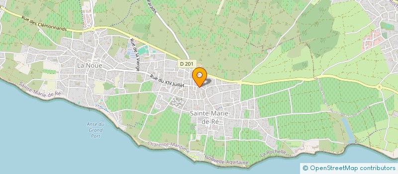 localisation de l'entreprise LES FANTAISIES  SAINTE-MARIE-DE-RE