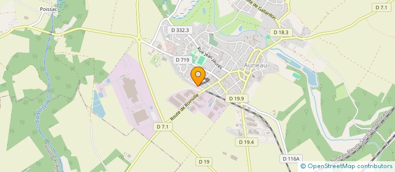 localisation de l'entreprise LES FANTAISIES D'AUJOURD'HUI à AUNEAU-BLEURY-SAINT-SYMPHORIEN