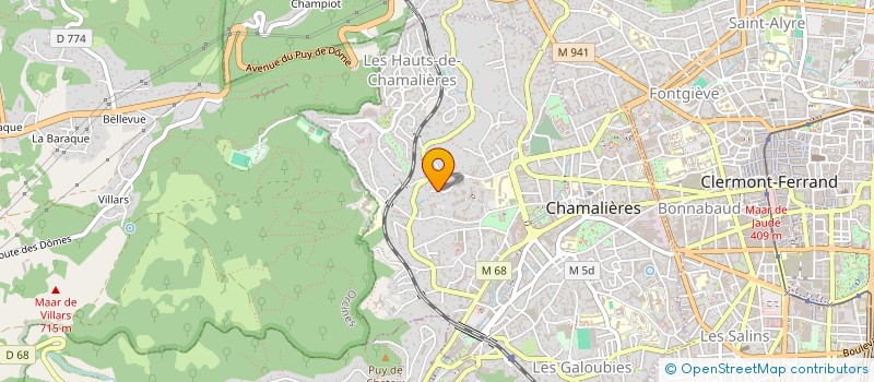localisation de l'entreprise LES FANTOMES PRODUCTIONS à CHAMALIERES