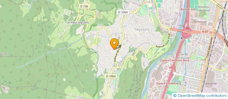 localisation de l'entreprise LES FARFADETS ANACHRONIQUES à SEYSSINS