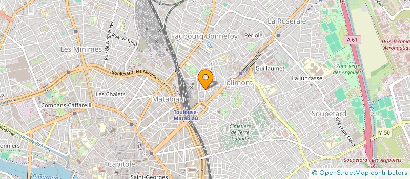 localisation de l'entreprise LES FARFADETS EN PAYS CATHARE  TOULOUSE