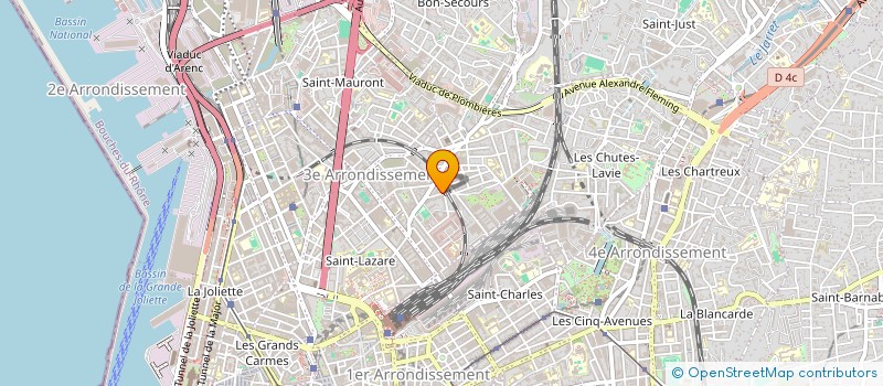 localisation de l'entreprise LES FARFOUILL'ARTS à MARSEILLE