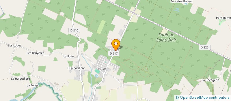 localisation de l'entreprise LES FARIBAMBELLES à SAINT-CLAIR-DE-HALOUZE