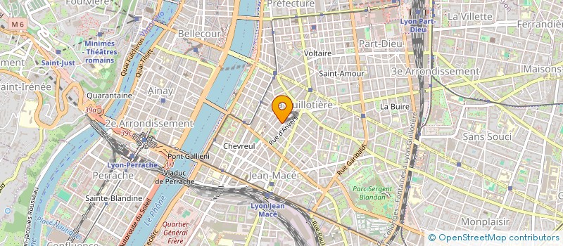 localisation de l'entreprise LES FASCINES PRODUCTION à LYON