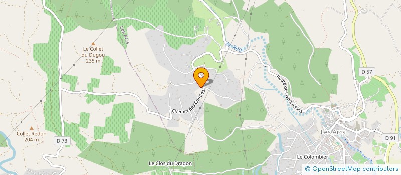 localisation de l'entreprise LES FAUCONS DU SOLEIL à LES ARCS