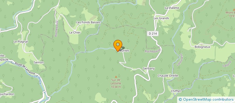 localisation de l'entreprise LES FAURITES 2 A 12 ANS à ROCHEPAULE