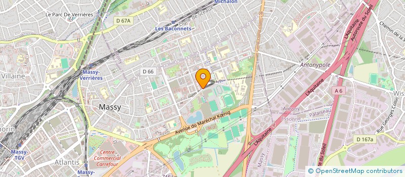 localisation de l'entreprise LES FAUVES à MASSY