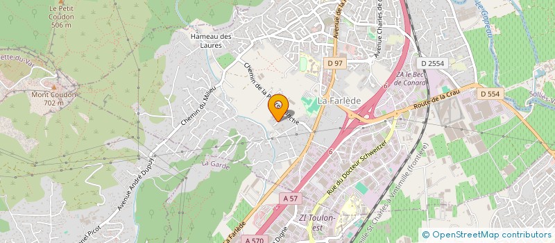 localisation de l'entreprise LES FAUVETTES à LA FARLEDE