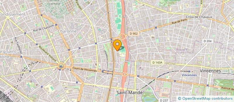 localisation de l'entreprise LES FAUX FRERES  PARIS