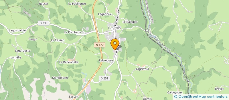 localisation de l'entreprise LES FAYDITS D'OC à CAYROLS