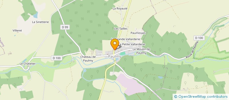 localisation de l'entreprise LES FEERIE DES PERLES à PAULMY