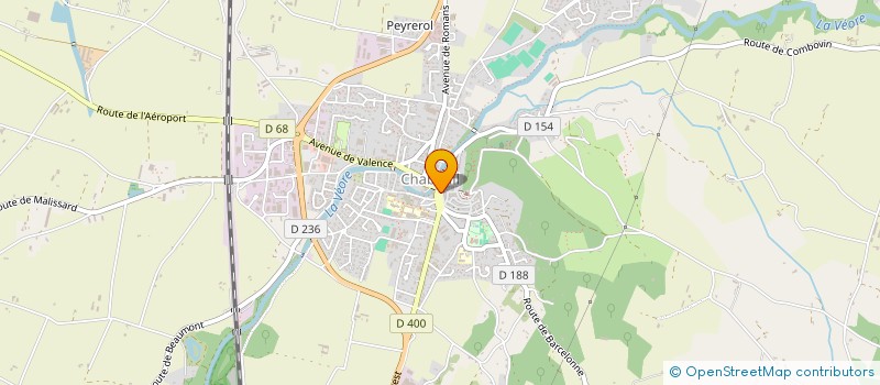 localisation de l'entreprise LES FEERIES DE LA BEAUTE à CHABEUIL