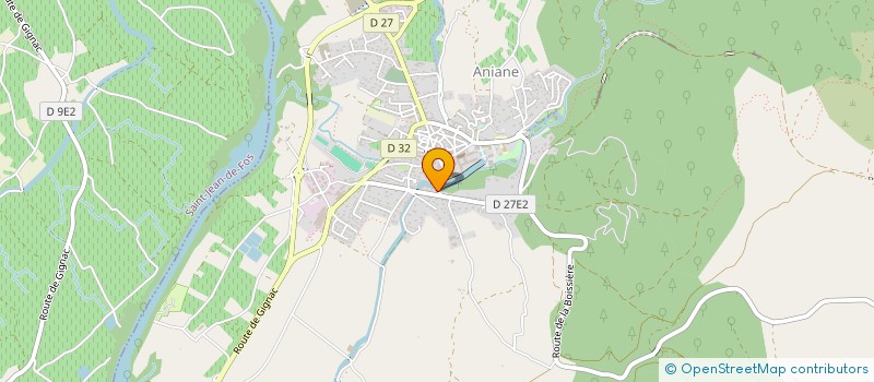 localisation de l'entreprise LES FEERIES DE NOEL  ANIANE