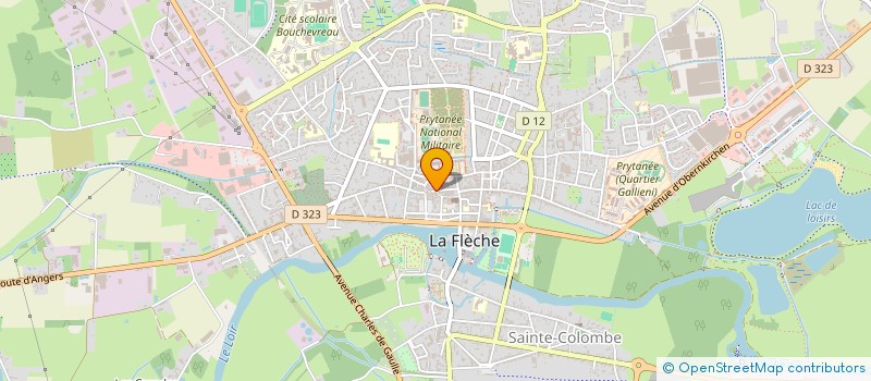 localisation de l'entreprise LES FEES BEAUTE à LA FLECHE