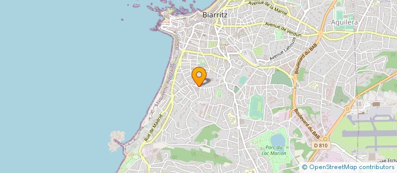 localisation de l'entreprise LES FEES BIARROTES à BIARRITZ