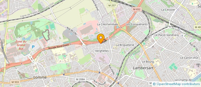 localisation de l'entreprise LES FEES CLOCHETTES à LAMBERSART
