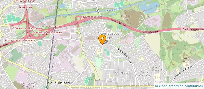 localisation de l'entreprise LES FEES COIFFURE  NOYELLES-SOUS-LENS