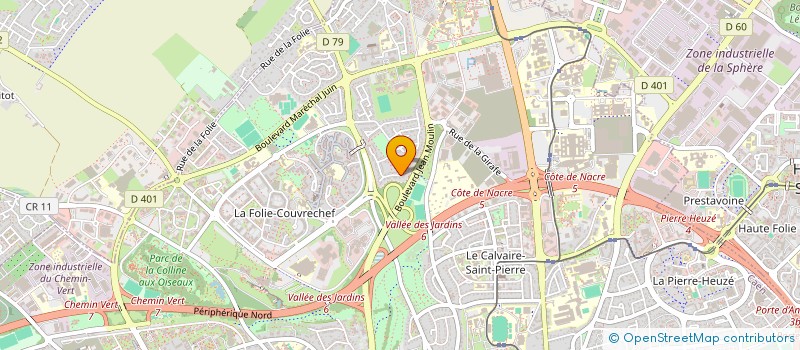 localisation de l'entreprise LES FEES COSMIQUES à CAEN