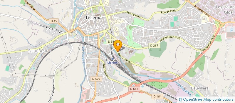 localisation de l'entreprise LES FEES D'AUGE à LISIEUX