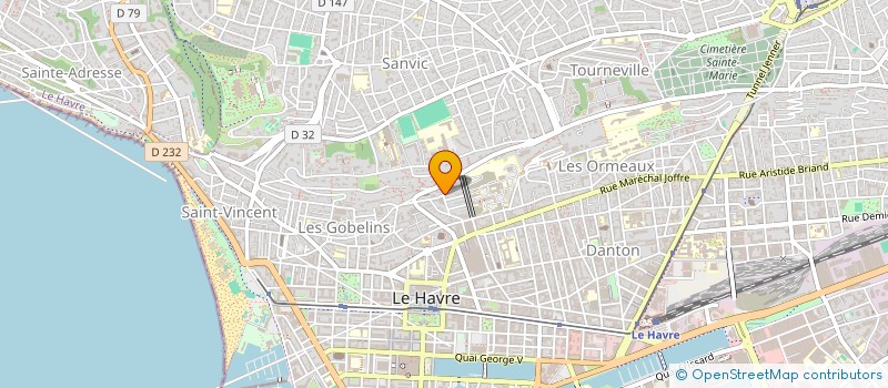 localisation de l'entreprise LES FEES D ONGLES à LE HAVRE