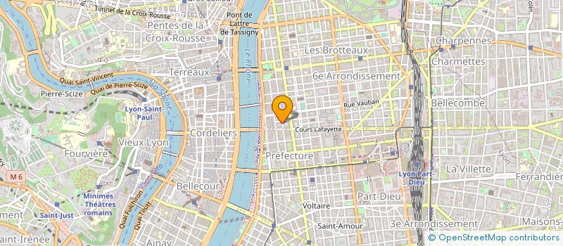 localisation de l'entreprise LES FEES DE FILLES  LYON