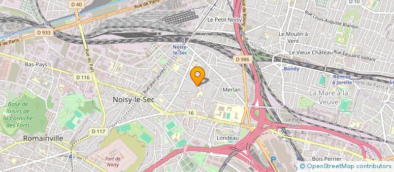 localisation de l'entreprise LES FEES DE LA MODE à NOISY-LE-SEC