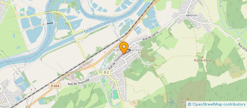 localisation de l'entreprise LES FEES DECOIFFEES  KNIGSMACKER