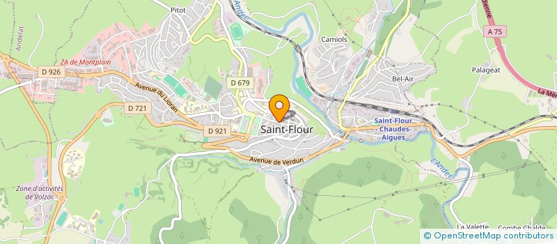 localisation de l'entreprise LES FEES DES BUREAUX à SAINT-FLOUR