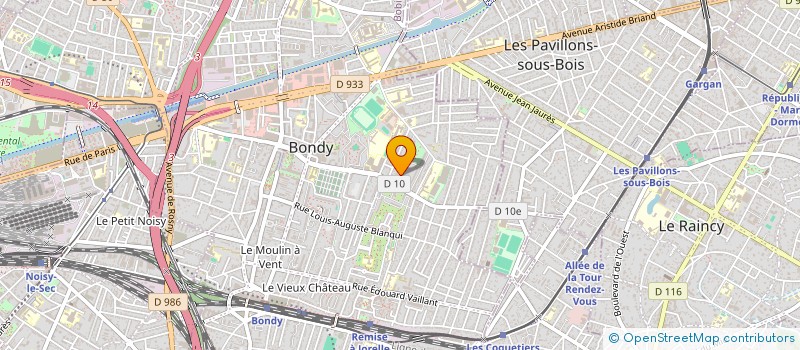 localisation de l'entreprise LES FEES DES LIVRES à BONDY