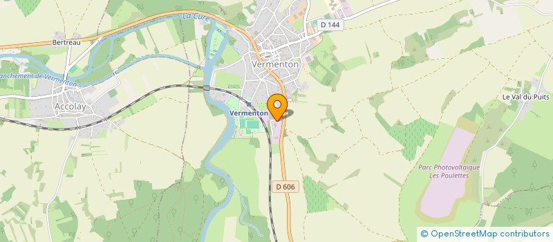 localisation de l'entreprise LES FEES DES MINERAUX  VERMENTON