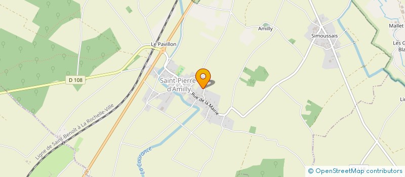 localisation de l'entreprise LES FEES DES PTITES BOUILLES  SAINT-PIERRE-D'AMILLY