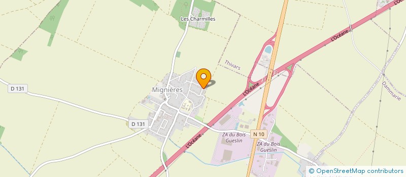 localisation de l'entreprise LES FEES DU BUCHERON à MIGNIERES