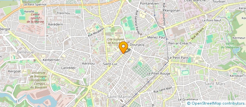 localisation de l'entreprise LES FEES DU FEU à BREST