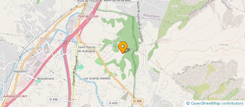 localisation de l'entreprise LES FEES DU GARLABAN à AUBAGNE