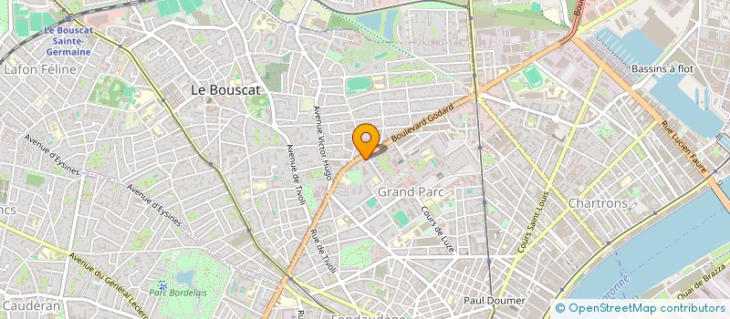 localisation de l'entreprise LES FEES DU LOGIS  BORDEAUX