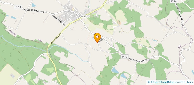 localisation de l'entreprise LES FEES DU MOULIN à LISLE-SUR-TARN