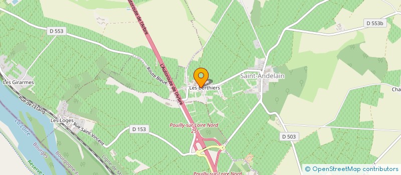 localisation de l'entreprise LES FEES DU SOIN à SAINT-ANDELAIN
