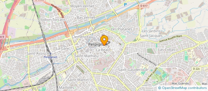 localisation de l'entreprise LES FEES DU SUD  PERPIGNAN
