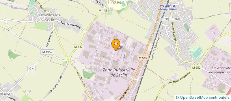 localisation de l'entreprise LES FEES DU THE à NOYELLES-LES-SECLIN