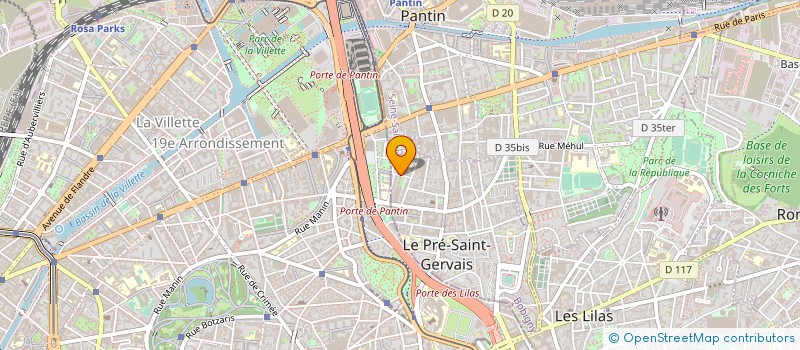 localisation de l'entreprise LES FEES LARSEN à LE PRE-SAINT-GERVAIS