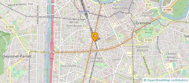 localisation de l'entreprise LES FEES MAISON à GRENOBLE