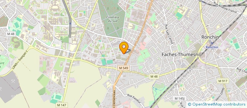 localisation de l'entreprise LES FEES MAISON 59 à LILLE