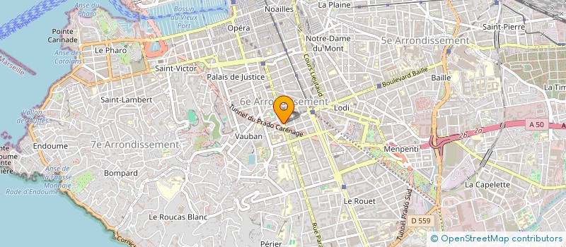 localisation de l'entreprise LES FEES MAISON à MARSEILLE