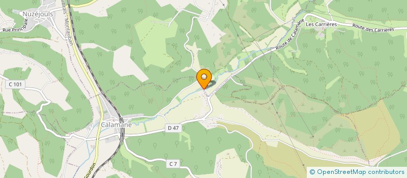 localisation de l'entreprise LES FEES MAM  CALAMANE