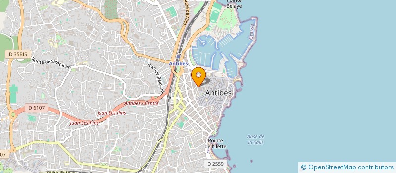 localisation de l'entreprise LES FEES MAR'INES à ANTIBES