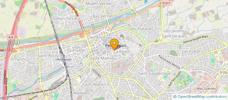 localisation de l'entreprise LES FEES MILITANTES à PERPIGNAN