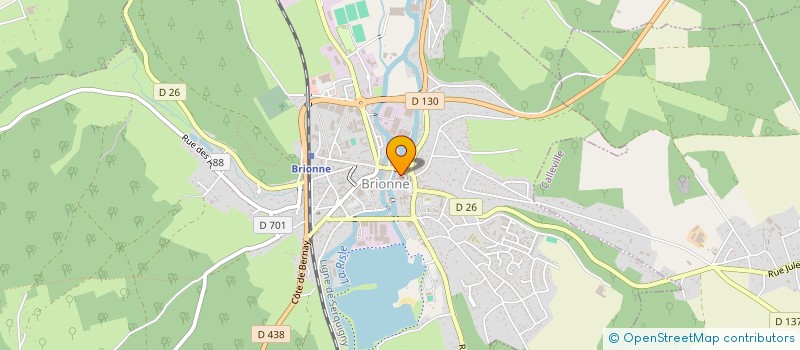 localisation de l'entreprise LES FEES NATURE à BRIONNE