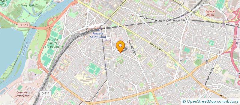 localisation de l'entreprise LES FEES OZ à ANGERS