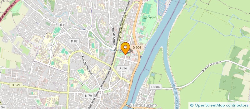 localisation de l'entreprise LES FEES PAPILLONS à MACON