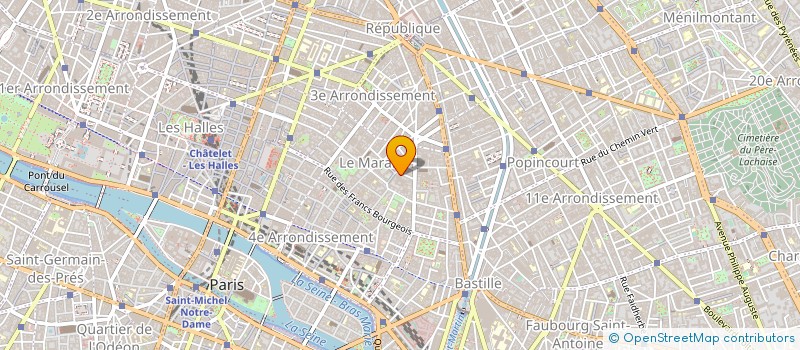 localisation de l'entreprise LES FEES PIXEL  PARIS